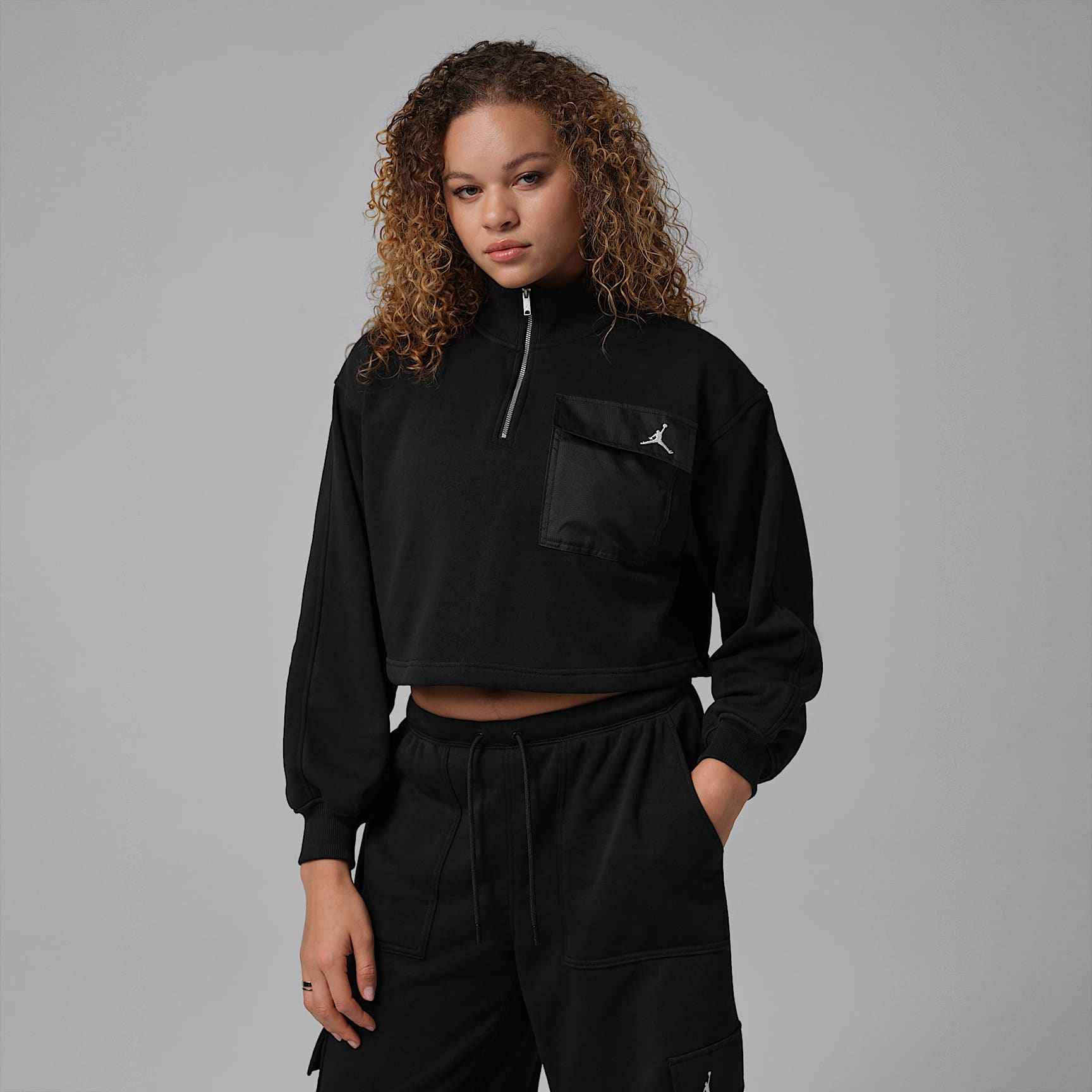 Jordan Brooklyn Fleece Women's 1/4-Zip Hike Mike Top. Nike.com